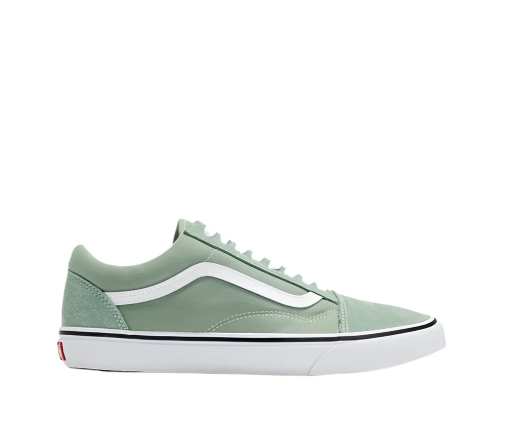 Chaussures Vans 'Old Skool' - Vert Shale/Blanc Vrai