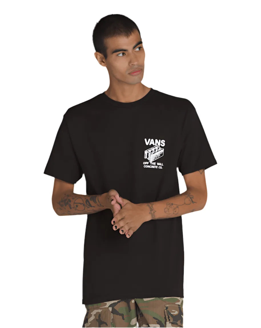T-shirt Vans "Solid Ground" - Noir