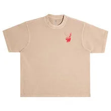 Color Bars X Playboy 'Flames 2.0 Boxy Fit' Tee - Burro