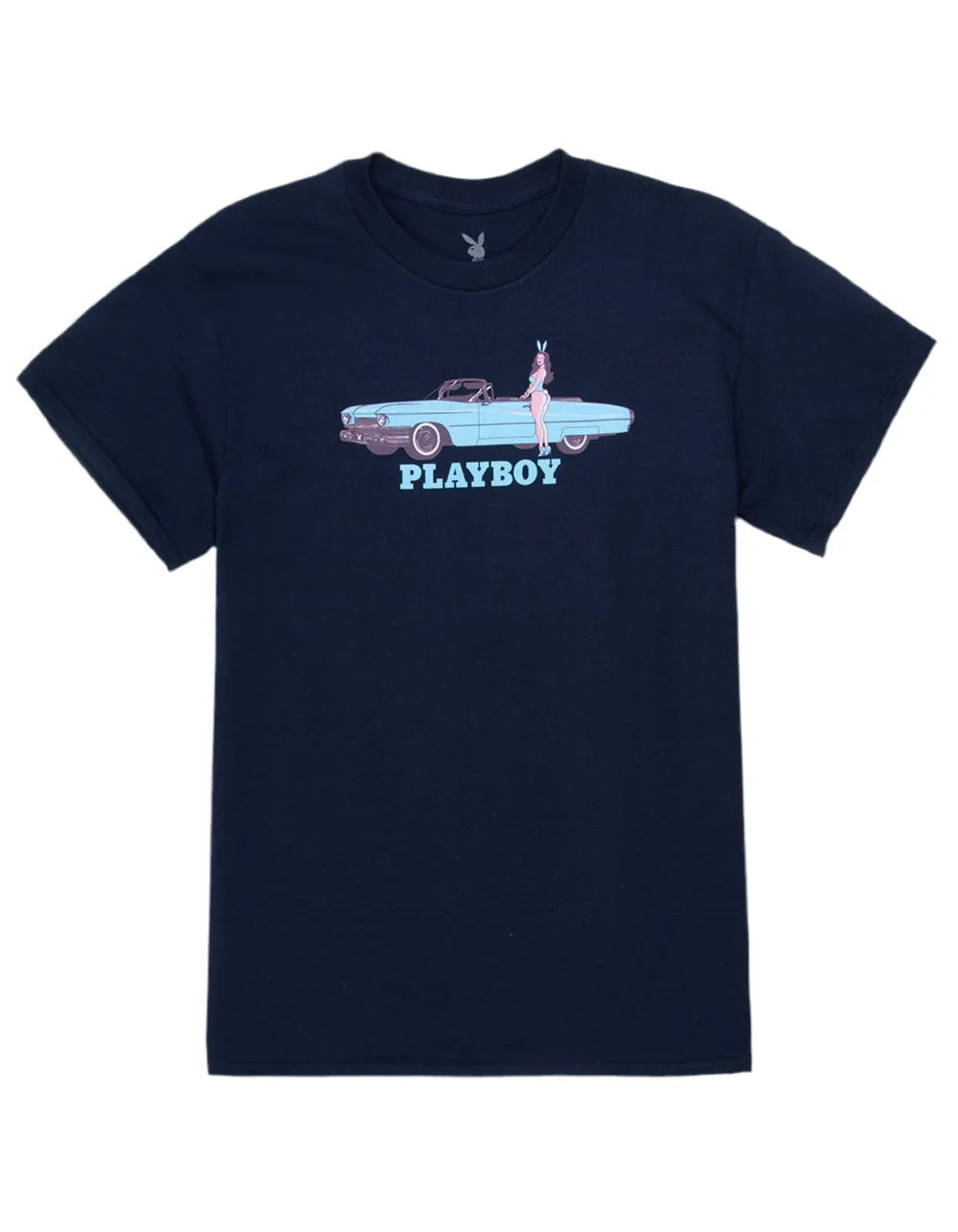 T-shirt "Polera Carshow" Color Bars X Playboy - Marine