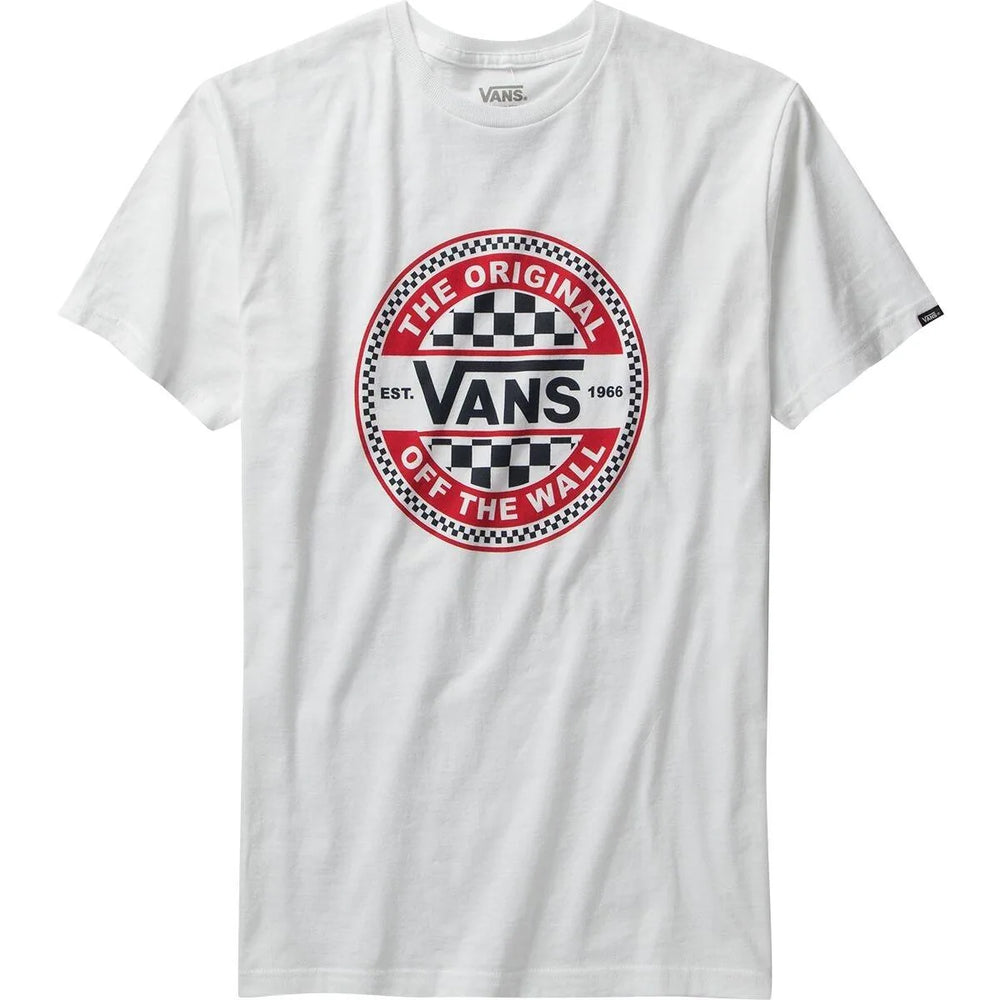 Vans 'Circle Checkerboard' Tee - White
