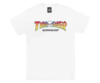 T-shirt Thrasher x Alien Workshop 'Spectrum' - Blanc