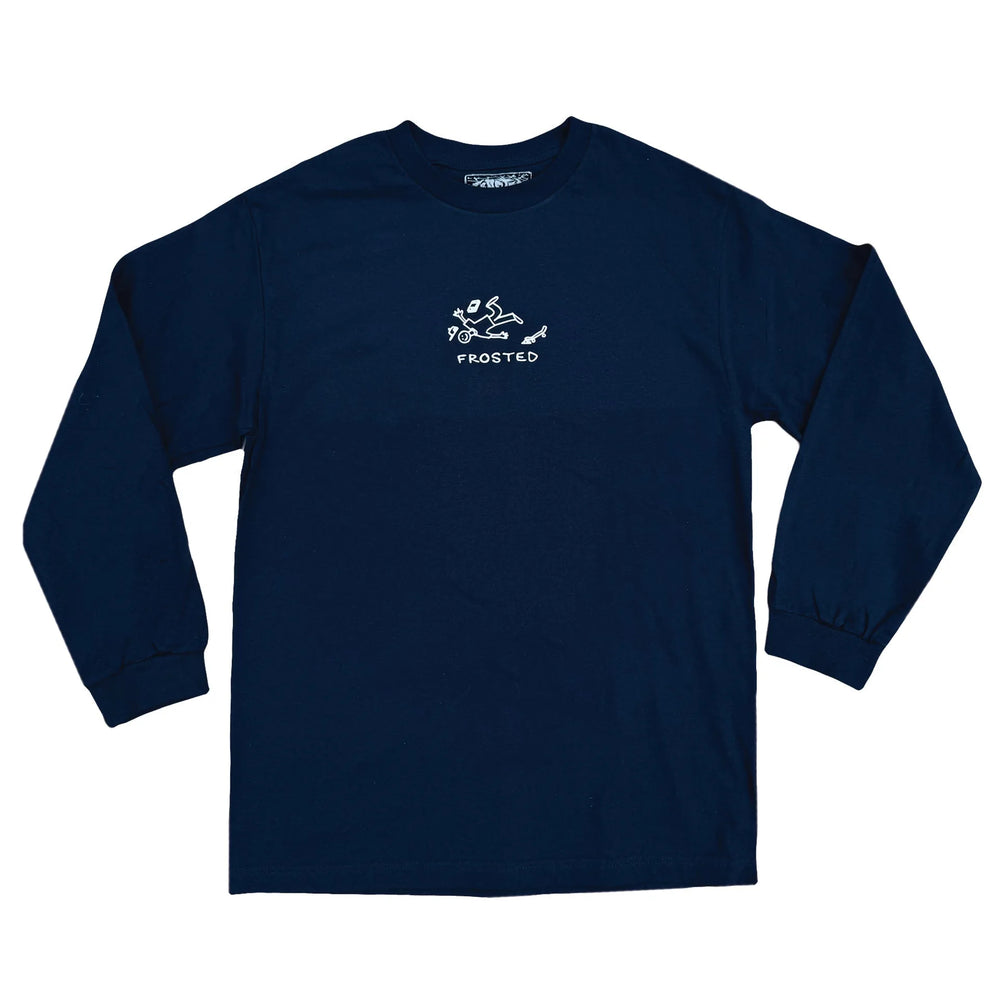 T-shirt manches longues 'Classic Monday' Frosted Skateboards - Marine