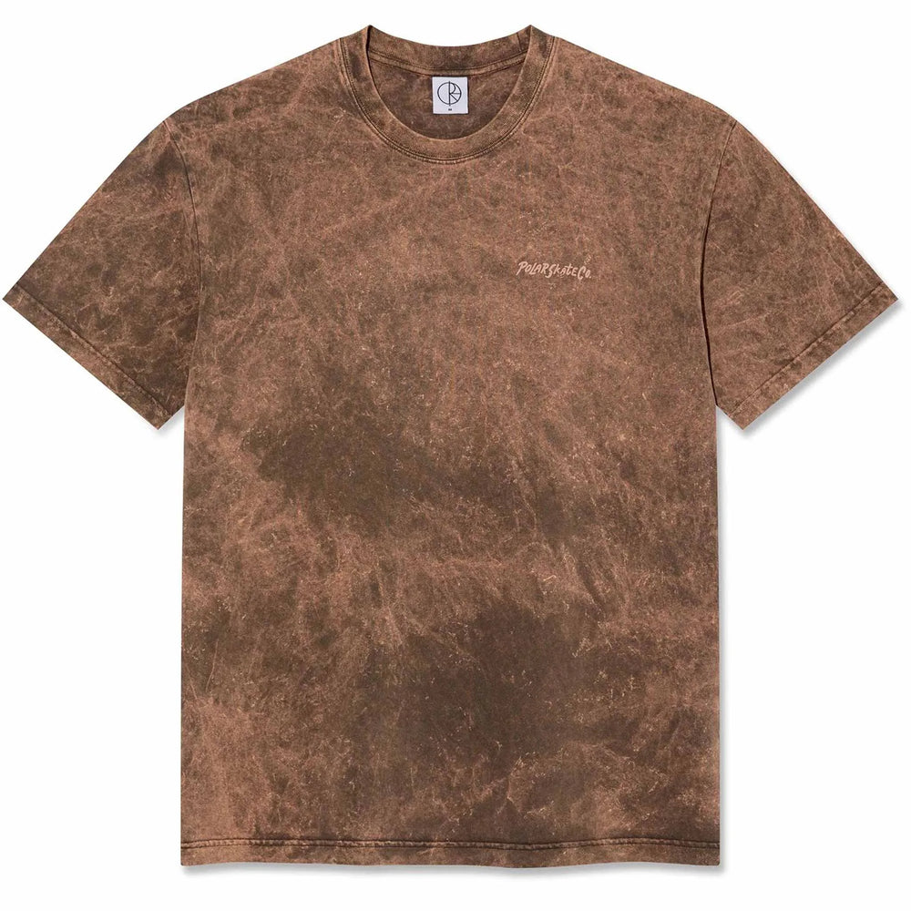 T-shirt Polar Skate Co. 'Acid Surf Logo' - Brun