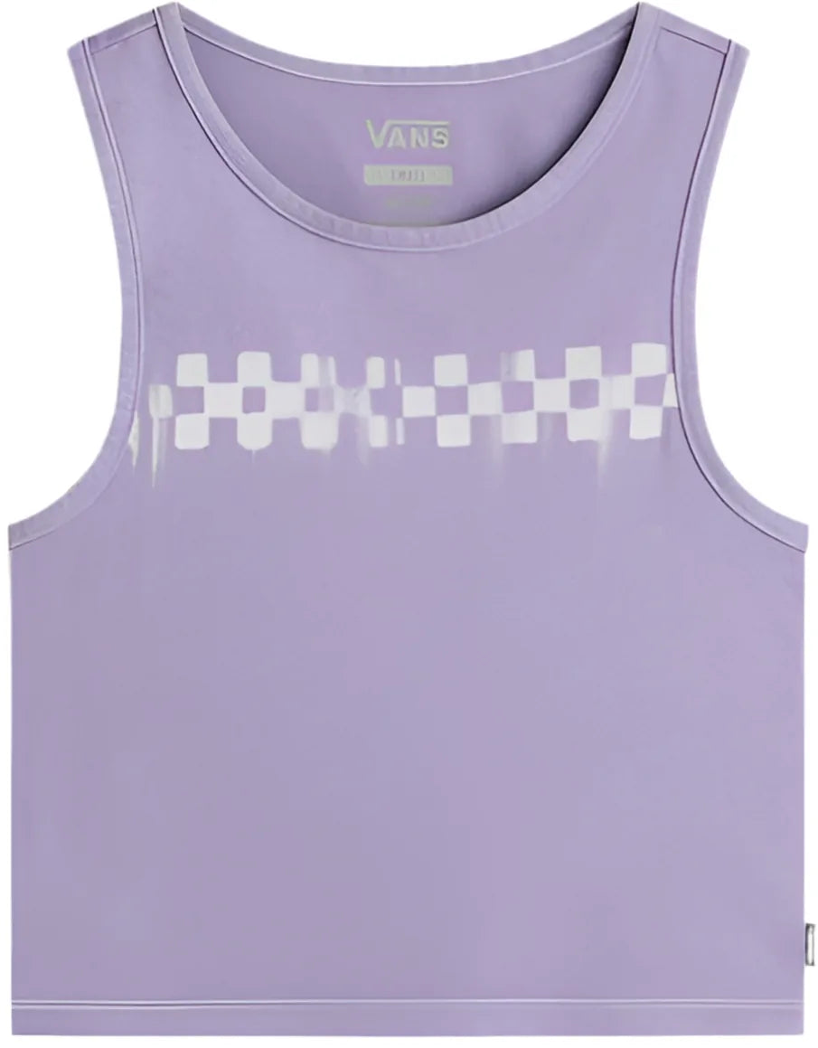 Débardeur ajusté Vans « Checkerboard » - Lilas délavé (pour femmes)
