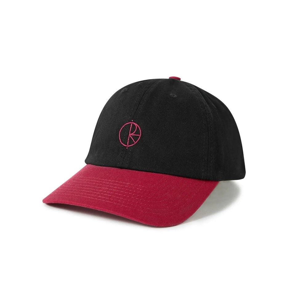 Casquette Polar Skate Co. 'Sai Stroke Logo' - Noir/Groseille