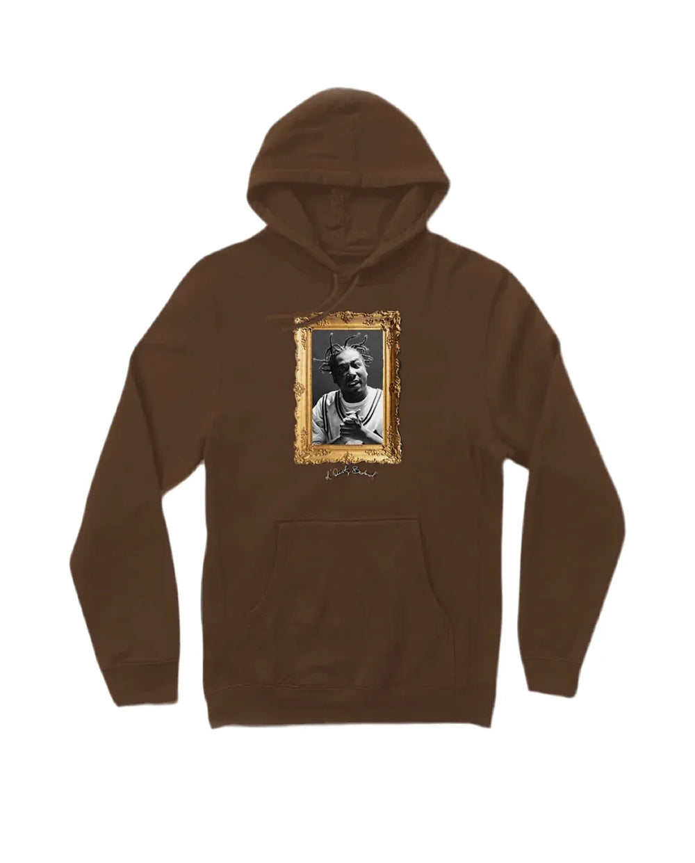 Color Bars x Ol’ Dirty Bastard 'Portrait' Hoodie - Brown