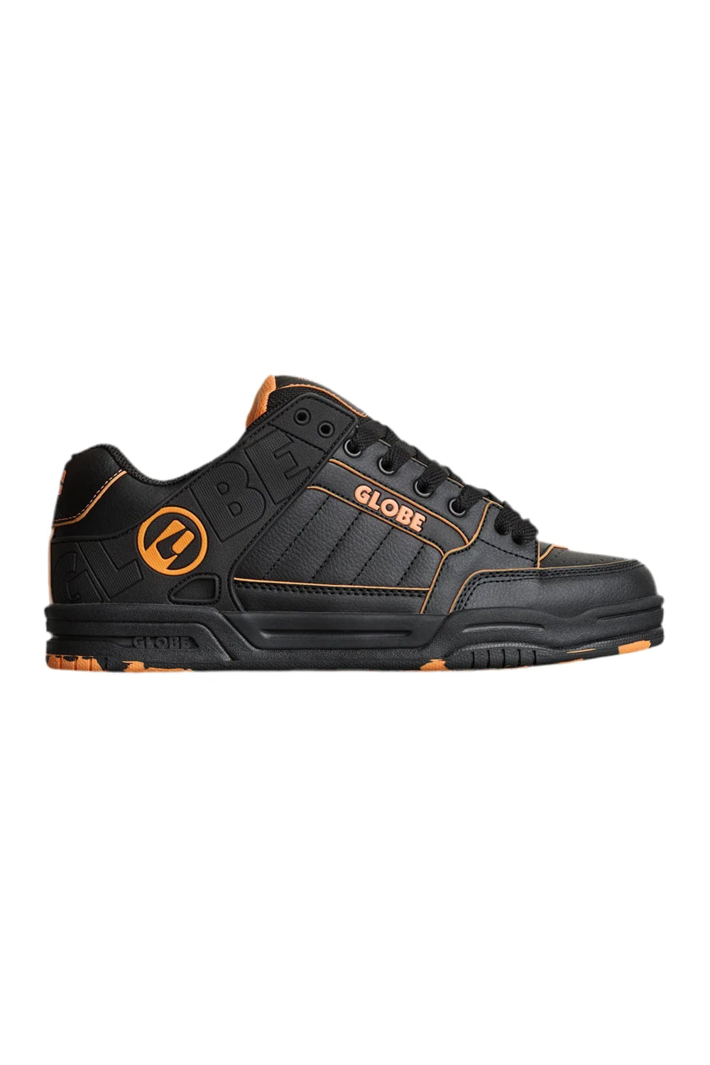 Chaussures Globe 'Tilt' - Noir/Orange/Mosaïque