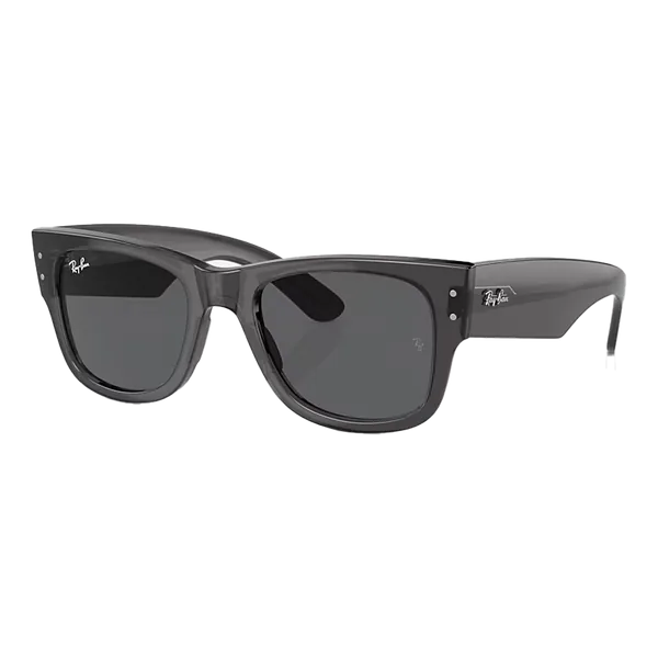 Lunettes de soleil Ray-Ban 'Mega Wayfarer' - Noir transparent