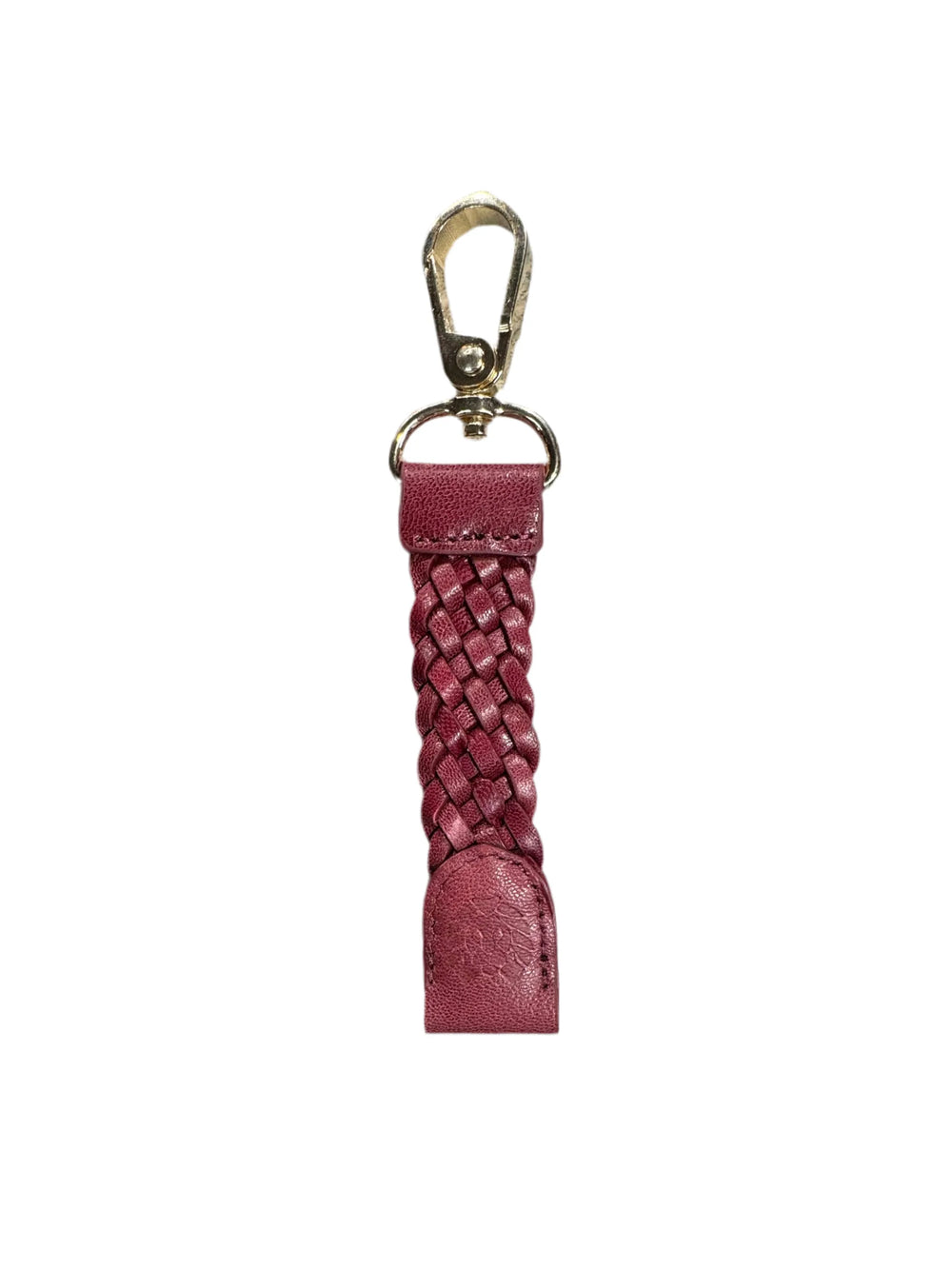 Porte-clés Rastaclat 'Braided' - Bordeaux/Or
