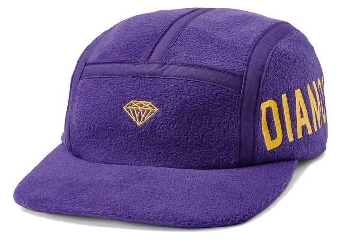 Casquette à bouton-pression 'Mini Logo' Polar de Diamond Supply Co. - Mauve/Jaune