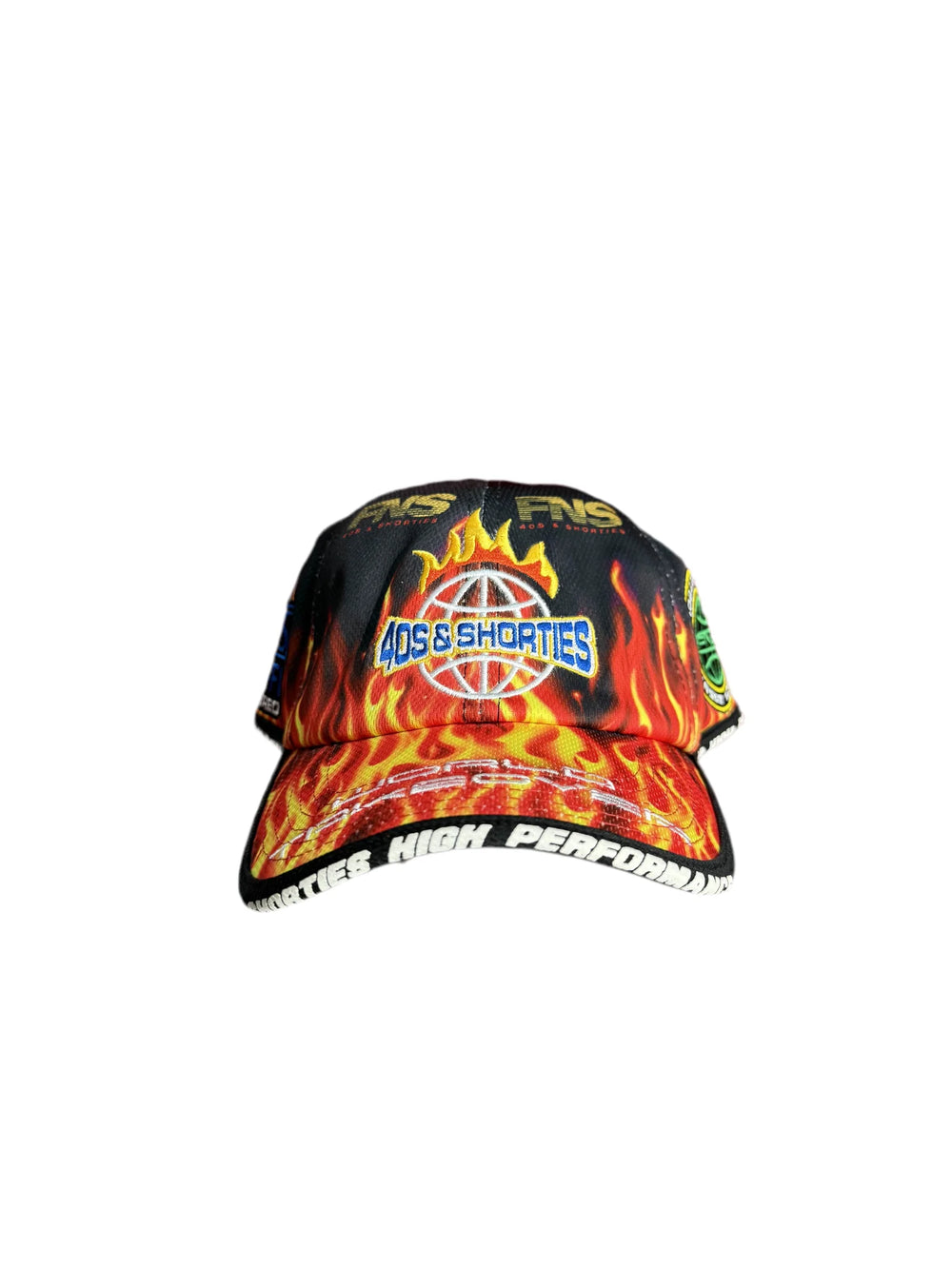 40’s & Shorties 'Blaze Team' 6-Panel Cap - Black/Red