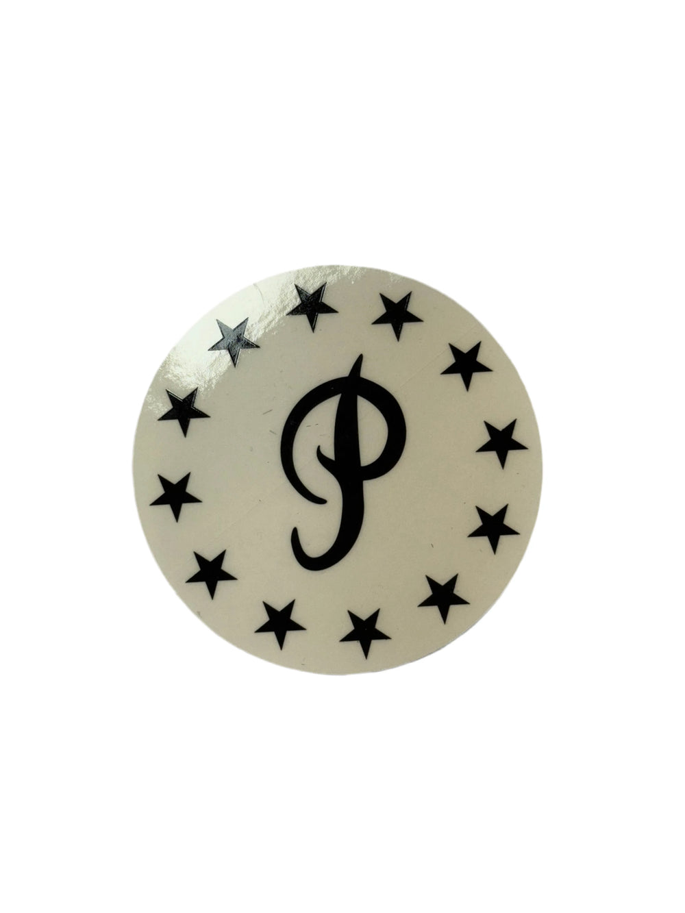 Primitive 'P Star' Sticker - Black
