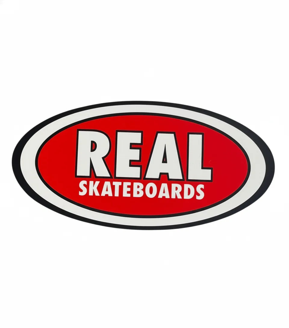 Autocollant 'OG Logo' Real Skateboards - Rouge