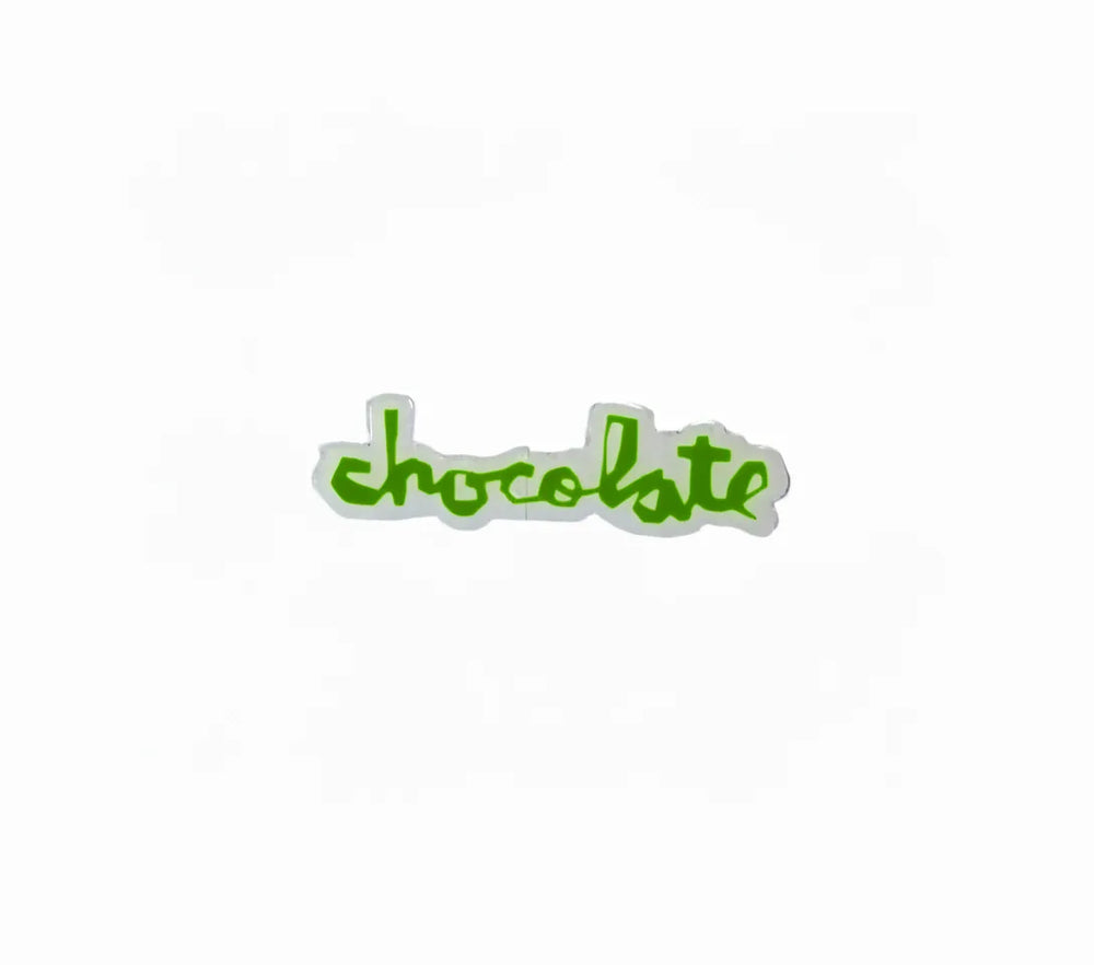 Autocollant 'OG Logo' de Chocolate Skateboards - Jaune néon