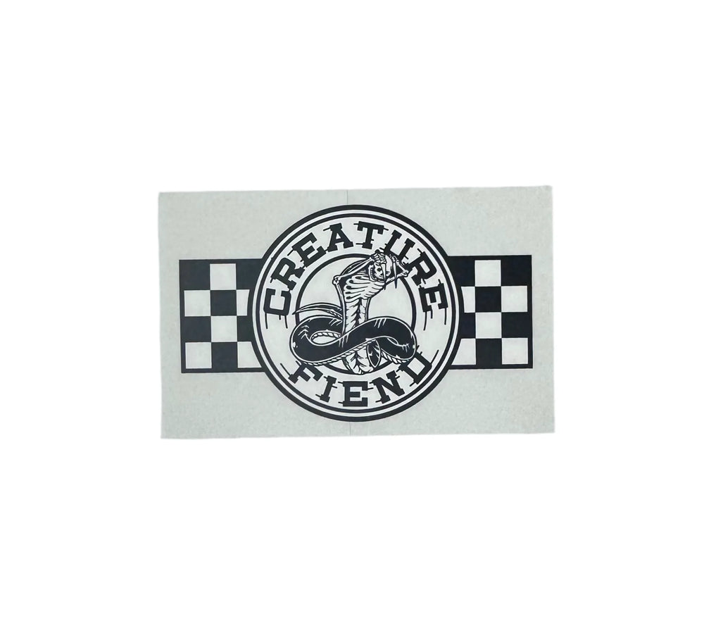 Creature Skateboards 'Fiend' Sticker - Black