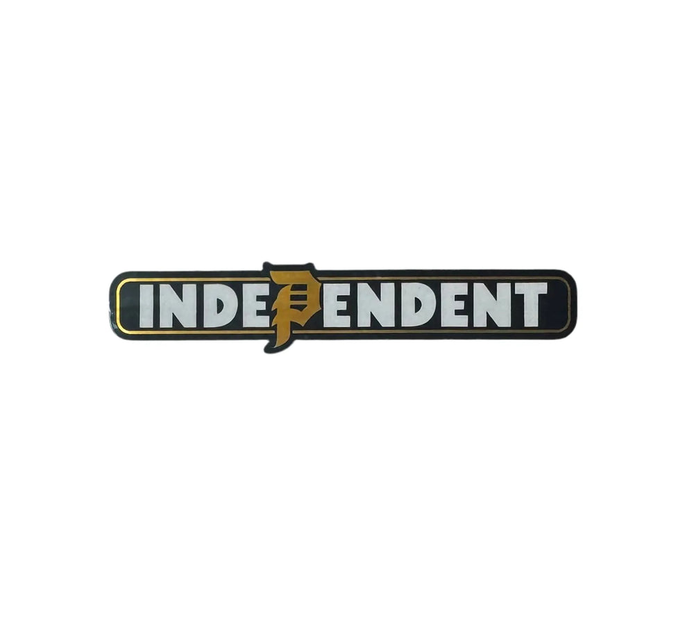 Autocollant Independent x Primitive 'P Logo' - Or
