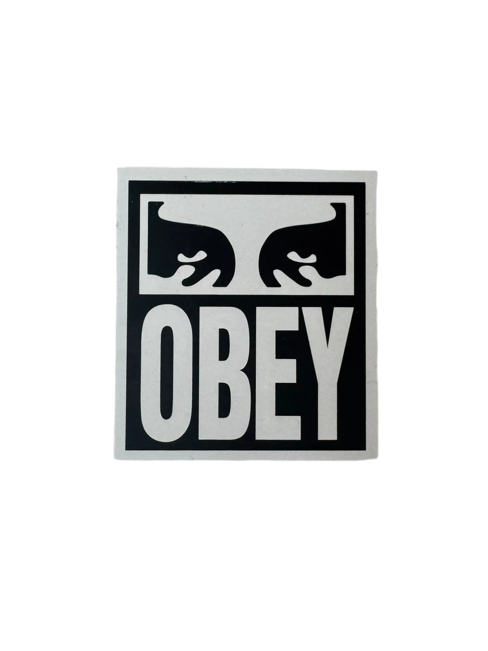 Autocollant Obey 'Icon Eyes Script' - Noir