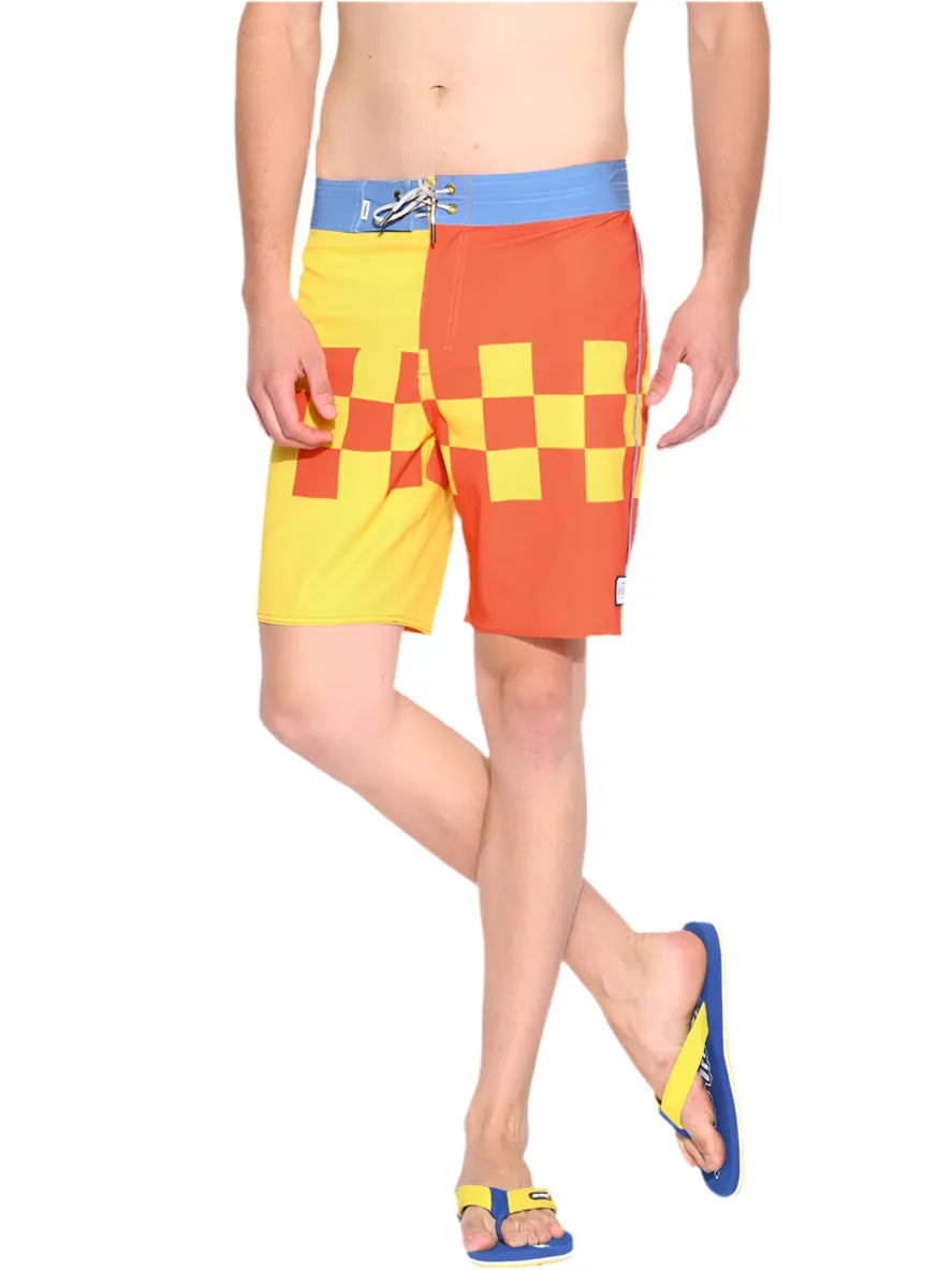 Shorts de bain Vans « Catacombs » - Jaune/Orange