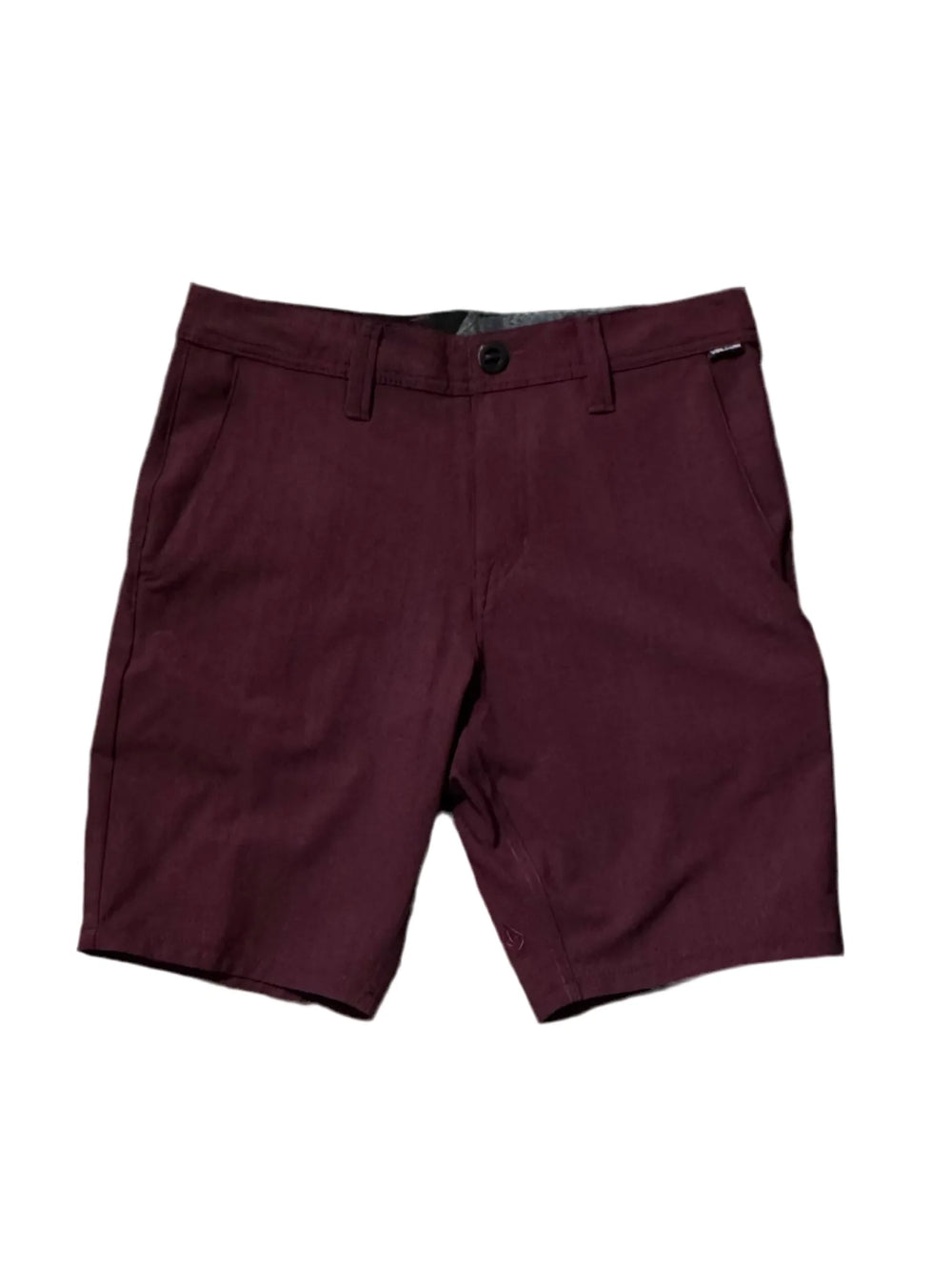 Volcom 'Frickin' SNT Slub 20 Swimshorts - Wine