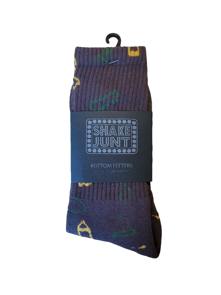 Chaussettes Shake Junt 'Casual Friday' - Gris Foncé