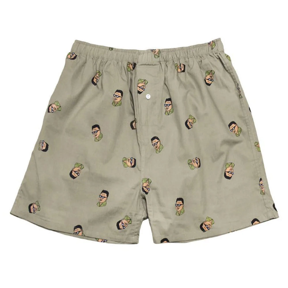 40’s & Shorties Boxers 'Kim Jong Un' - Sauge
