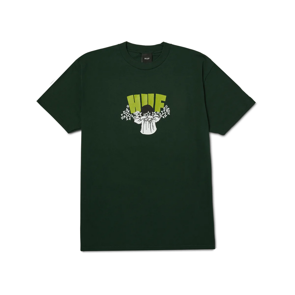 T-shirt HUF 'Dazed' - Vert Forêt