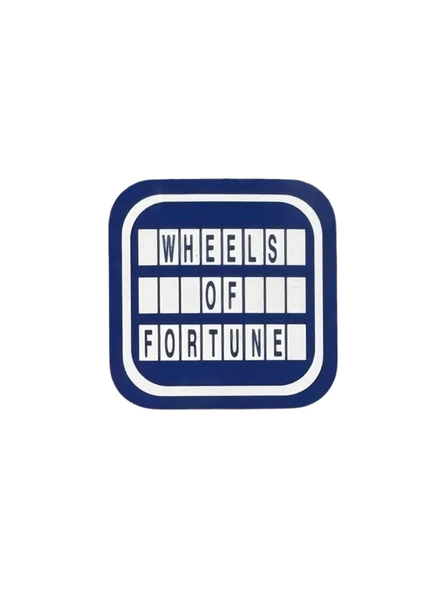 Autocollant 411VM 'Wheels Of Fortune' - Bleu