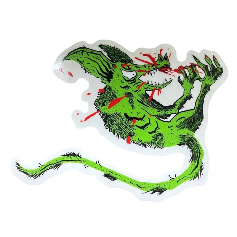 Autocollant Baker x Neckface 'Toxic Rat II' - Vert