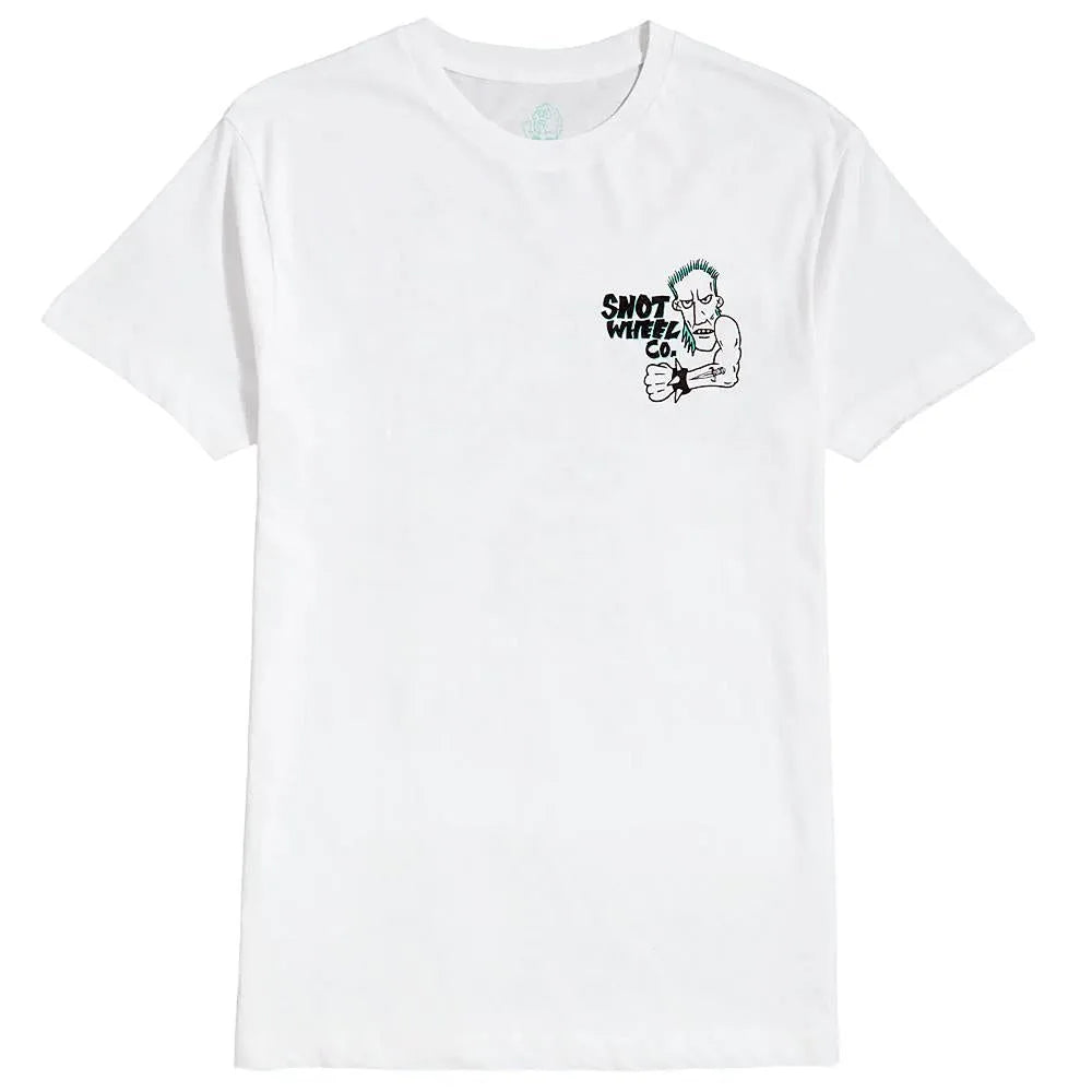 T-shirt 'Bad Boi' par Snot Wheels Co. - Blanc