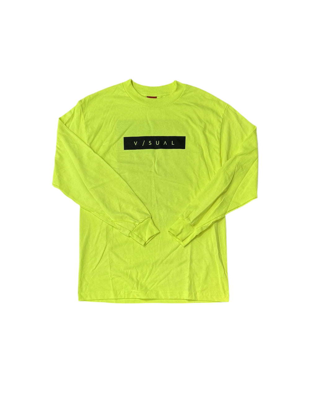 T-shirt à manches longues 'Box Logo' V/SUAL - Néon