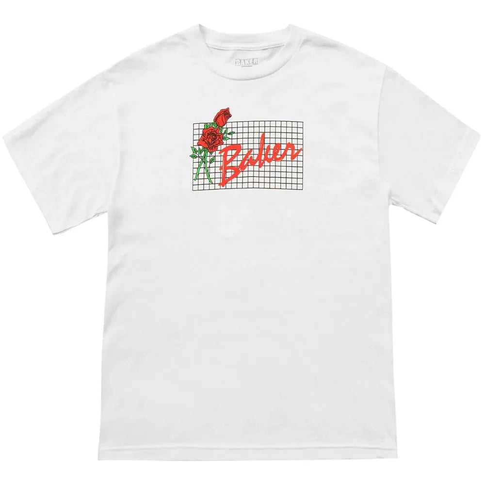 T-shirt "Roses" de Baker - Blanc