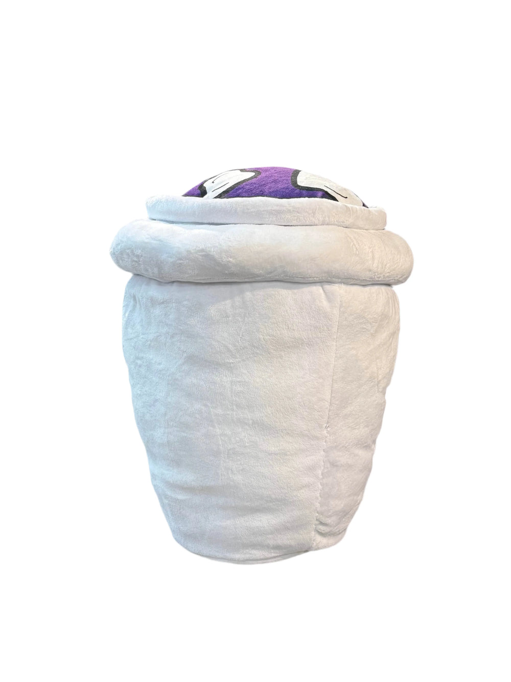 40’s & Shorties Peluche 'Double Cup' - Blanc/Violet