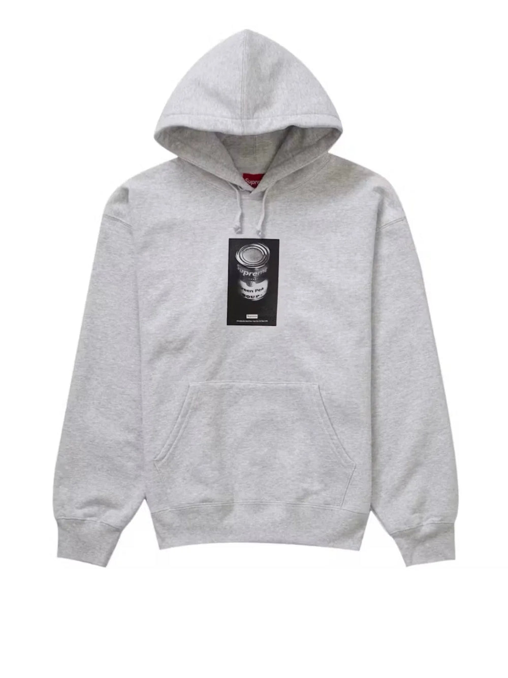 Supreme Hoodie 'Soupe en conserve' - Gris cendré