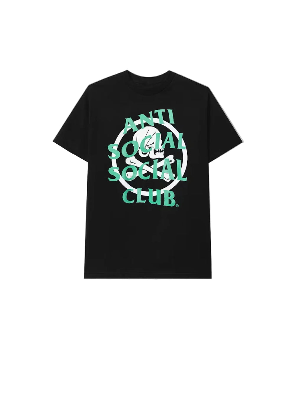 Tee "Cambered" Anti Social Social Club x Neighborhood - Noir/Vert