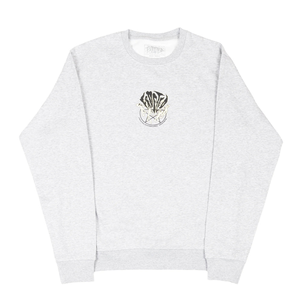 Frosted Skateboards 'Starcult Graphic' Crewneck - Ash Grey