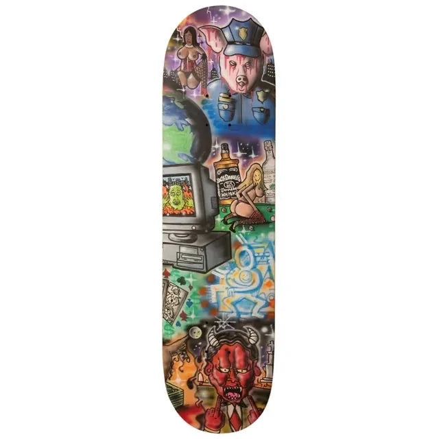 Planche à roulettes Baker x Zack Allen x Hummus - Multi