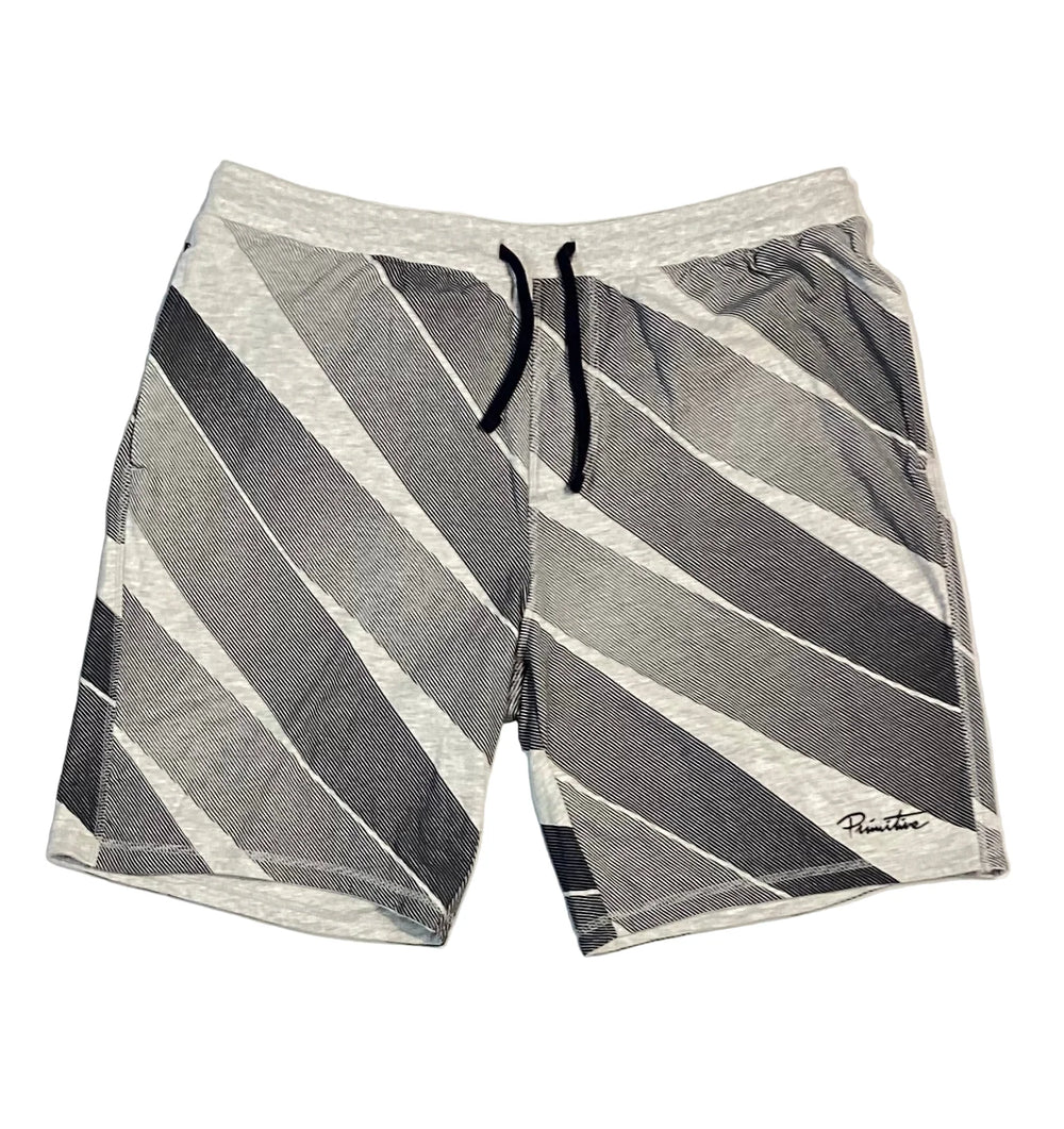 Primitive 'Lines' Shorts - Grey