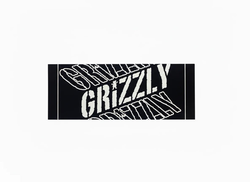 Autocollant 'Angle' Grizzly Griptape - Noir