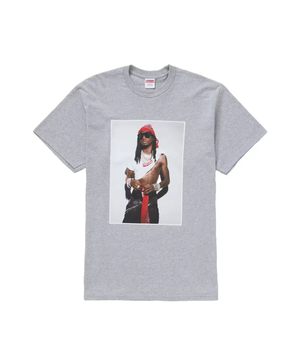 Tee 'Playboi Carti' Supreme - Gris Chiné
