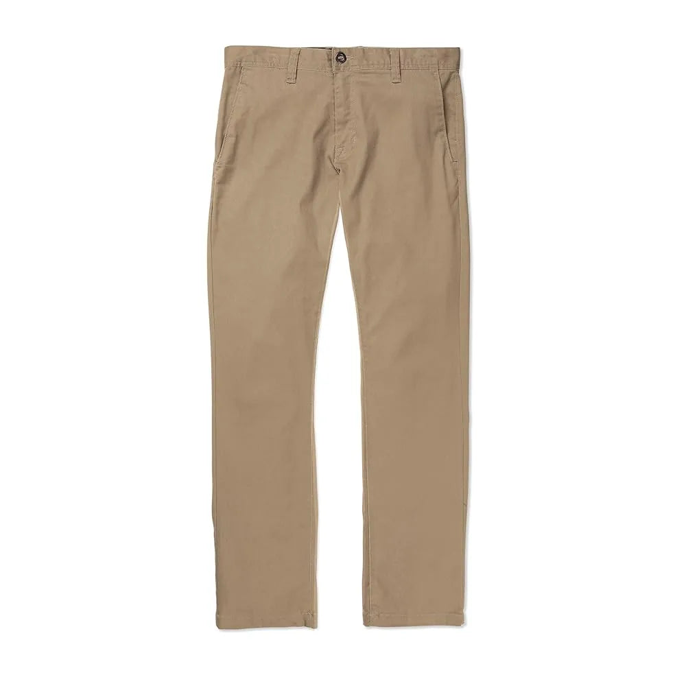 Pantalon chino extensible moderne 'Frickin' Volcom - Kaki