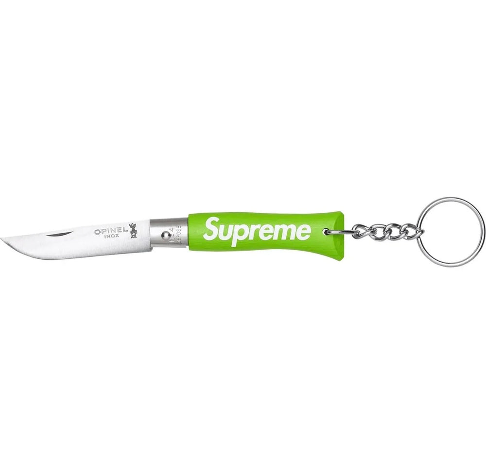 Porte-clés couteau Supreme x Opinel 'No. 4' - Vert