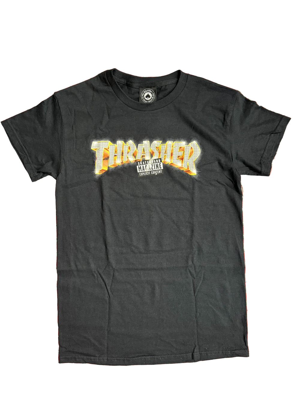 T-shirt Thrasher 'Explicit' - Noir
