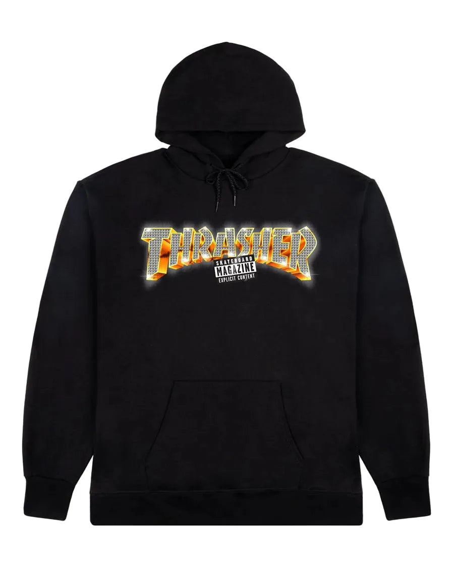 Thrasher Sweat à Capuche 'Explicit' - Noir
