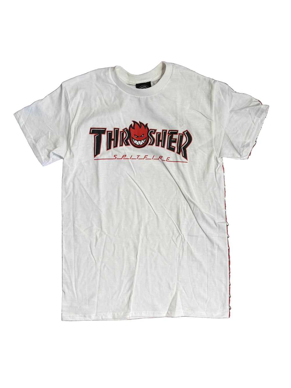 T-shirt 'Big Head Outline' Thrasher x Spitfire - Blanc