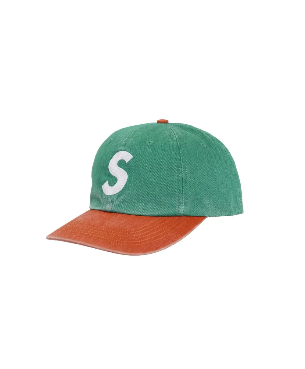 Casquette Supreme 'Pigment Coated 2-Tone S Logo' 6-Panel - Vert