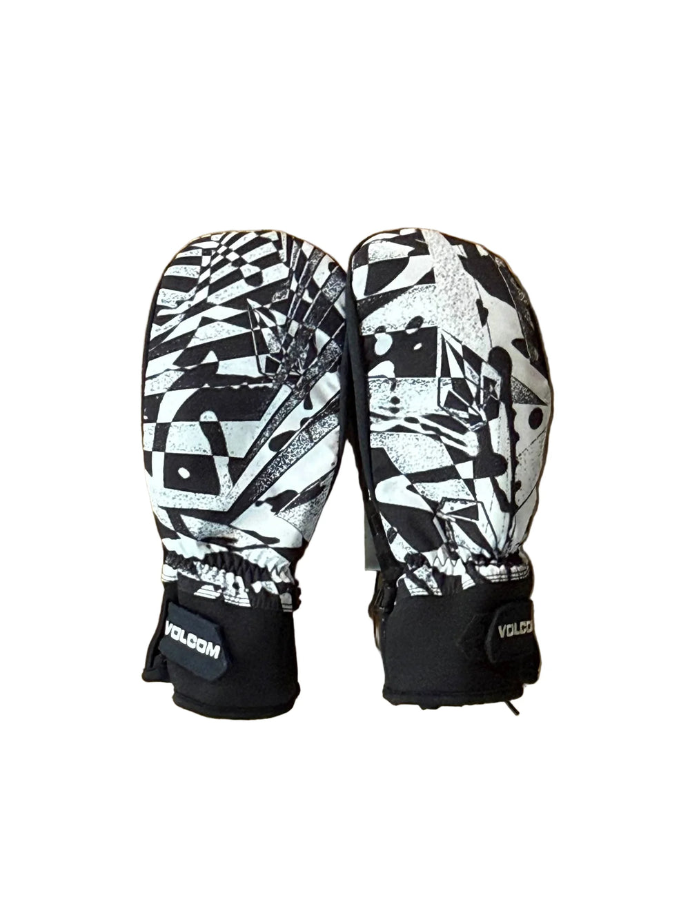 Volcom 'V.Co Nyle' Snow Mittens - Black/White