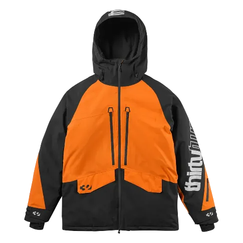 Veste isolée ThirtyTwo 'Lashed' - Noir/Orange
