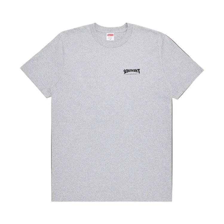 Tee 'Cross' Supreme x Thrasher - Gris Chiné