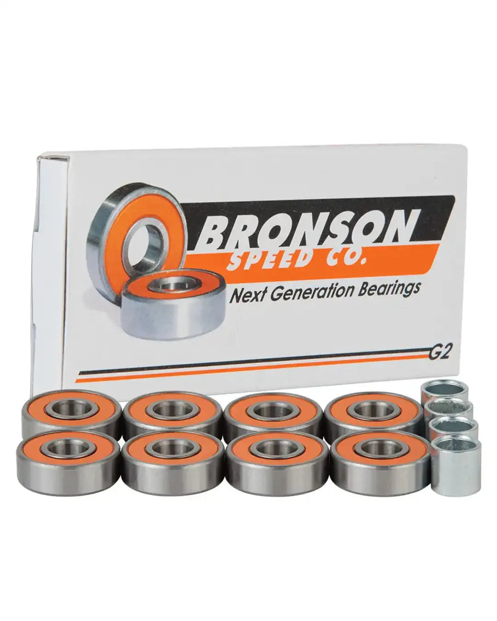 Roulements Bronson Speed Co. 'G2' Nouvelle Génération - Orange